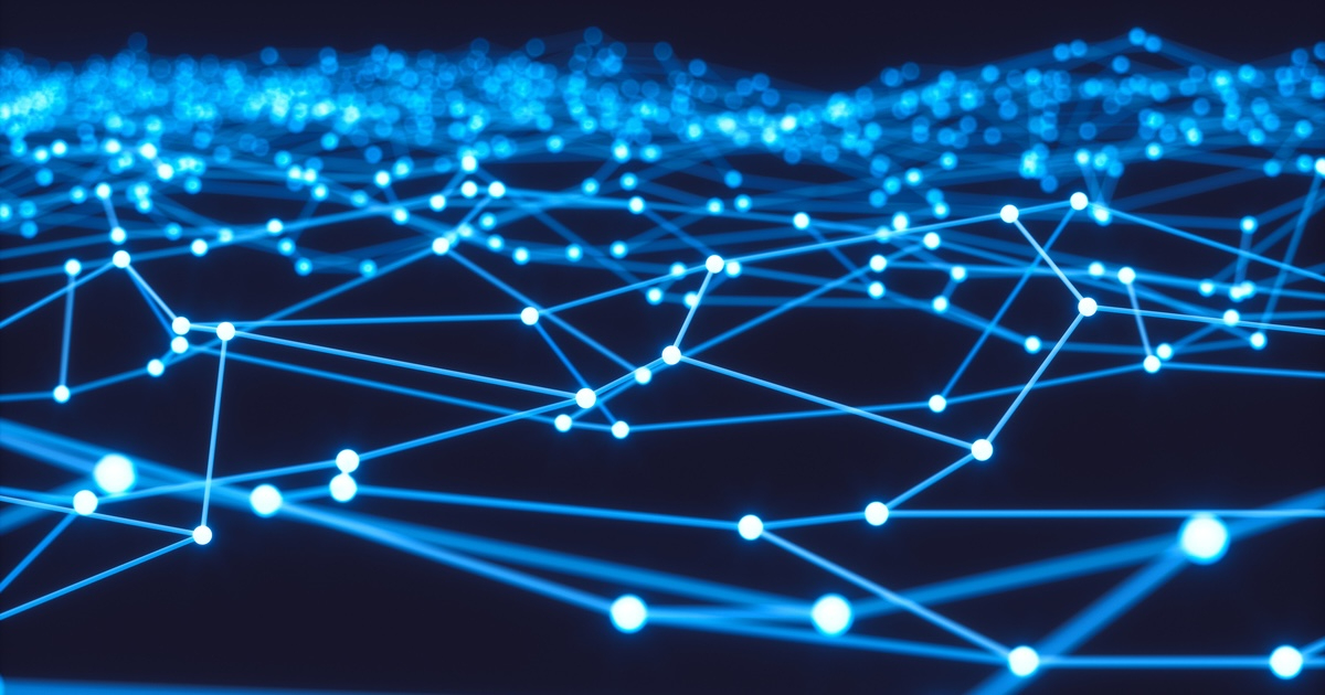 Illustration of AI agents analyzing complex code diagrams with missing connections highlighted