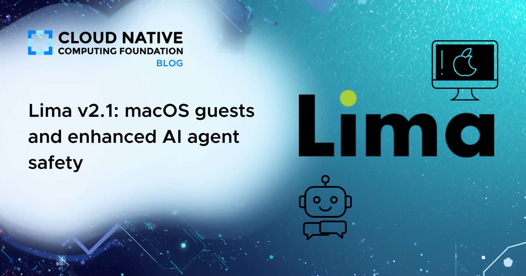 Lima CLI interface showing macOS guest startup and AI agent sync workflow with safety prompt