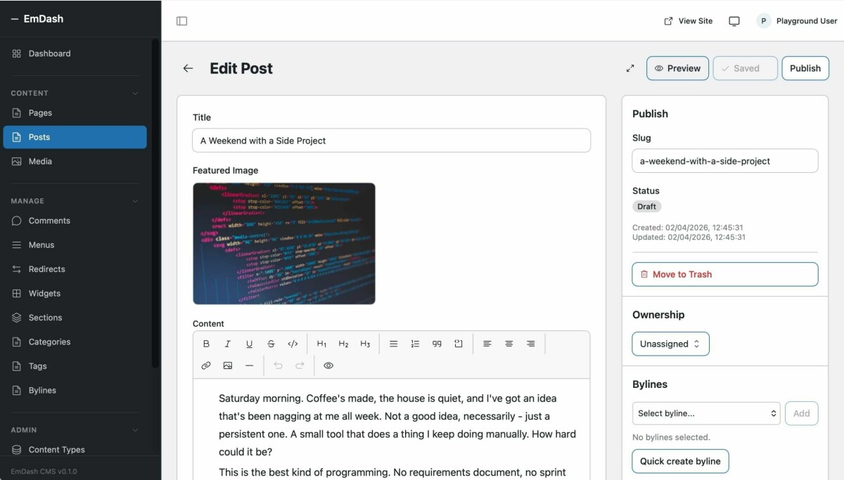 Abstract representation of code transforming with AI elements