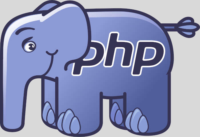 Stylized graphic representing a transition from an old, complex license document to a simpler, modern one, with the PHP logo and BSD 3-Clause symbol.